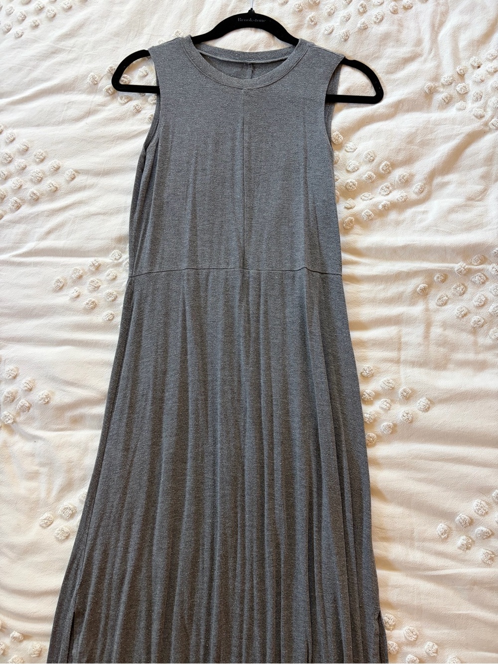 Sleeveless Gray Maxi Dress - Brand: